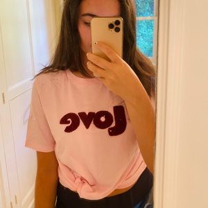 H&M “Love” T Shirt